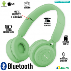 Headphone Bluetooth ST-95 Starmega - Verde